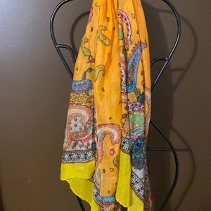 Orange/Colorful Fun Scarf